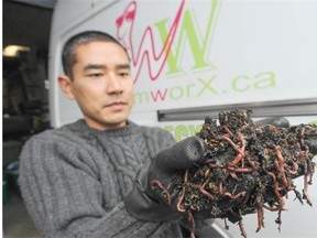 Vish Hour of Wormworx says he can sell worm castings produced in kitchen scrap waste and not only pay for his fuel costs, but give some castings back to his customers for fertilizer.