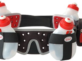 A hydration belt. This is socially acceptable.