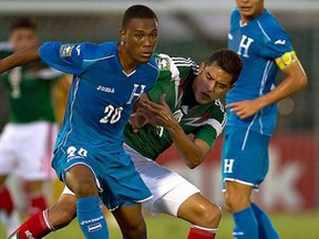 Deybi Flores in action for a Honduras youth national team. (concacaf.com)