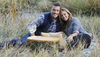 Chris and Becca on their horseback riding date. Photo: ABC