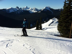 Katya Holloway taking in the great views at Manning Park in B.C.