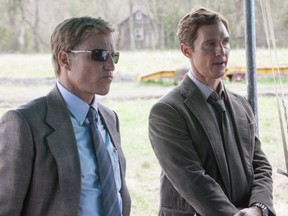 The message of the acclaimed TV series True Detective is "everything is a lie, including religion, marriage, order and civility," says a reviewer. Along with other dark and despairing TV series, movies and books, is True Detective making people not want to get out of bed in the morning?