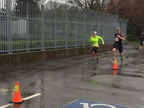 A field of 148 runners ignored the rain and cold on Sunday morning to compete in MEC Langley's Spring 10K and 5K. There were a lot of exciting races to the finish line.