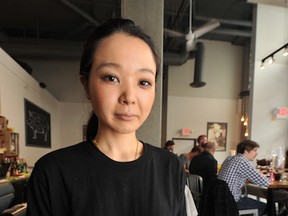 VANCOUVER, BC  -- Chef Masa Kawashima and bowl of pork ramen at Ramen Butcher  in Vancouver  on February 25, 2015.
(Photo by Wayne Leidenfrost/PNG)
(Story  by Mia Stainsby)