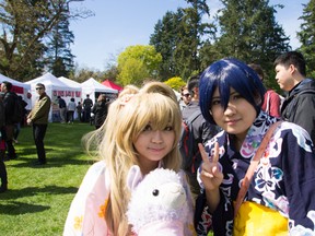 Attendees at Sakura Days Japan Fair at the VanDusen Botanical Garden