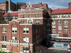 The 100+year old St. Paul's Hospital on Burrard Street in downtown Vancouver will be demolished after a new hospital is erected in the False Creek Flats area in a $1.2 billion redevelopment project.