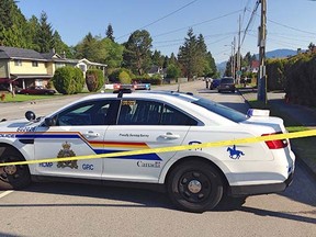 Police on the scene of shooting in Surrey early Friday