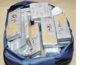 Cocaine seized from Nero criminal organization