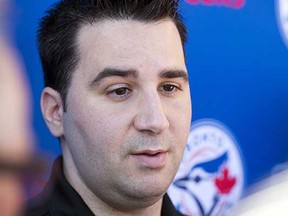 Blue Jays GM Alex Anthopoulos is on the hot seat in Toronto. (Frank Gunn, Canadian Press)