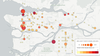 red light camera ticket map