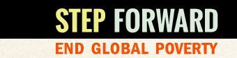 step forward overlay Be part of the Global Citizenship: Step Forward to End Global Poverty