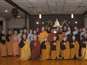 Many of Metro Vancouver's eclectic Buddhist groups admit they're sometimes divided. So the nuns, monks and others in this photo have formed United Sangha to put on a special event this Saturday for Vesak, Buddha's birthday.