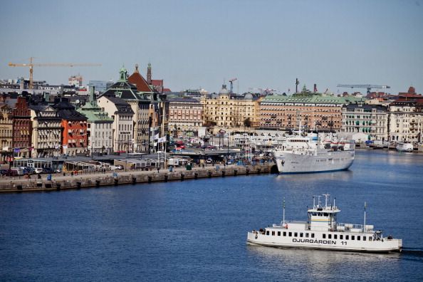 Vessels are seen on the waterfront in the old city area of Stockholm, Sweden, on Thursday, April 4, 2013. Swedish apartment prices jumped 8 percent last year and have soared 38 percent since late 2007 to a record, according to Svensk Maeklarstatistik, which compiles monthly data on Swedish home prices. Photographer: Casper Hedberg/Bloomberg via Getty Images