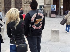 B.C. Hells Angel visits Notre Dame Cathedral in Paris en route to world meeting