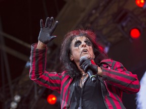 Rock legend Alice Cooper performs at the Pemberton stage at the Pemberton Music Festival, July 18, 2015. (Mark Yuen/PNG)