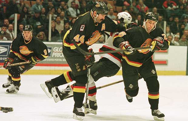 The Vancouver Canucks are bringing back their Black Skate jerseys for their 50th  anniversary