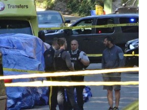 Scene of North Vancouver murder