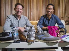 Roger Hardy (left) and Sean Clark, co-founders of Vancouver's ShoeMe.com