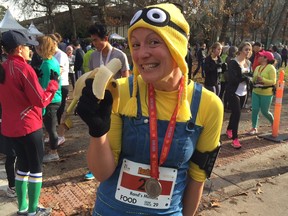 Rand's Minions captured the best costume award at the UBC Fall Classic on Sunday, but Caroline Astley wasn't bragging, or talking much!