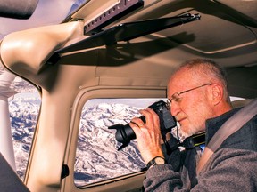 James Niehues makes a living painting ski hills for ski resorts.