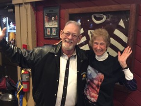 After reading inspirational reports about Forever Young co-founder and marathon marvel Gwen McFarlan, Dennis Hill bought a treadmill and, at age 70, began working out for the first time. The two met Monday at Legends Sports Pub in Richmond where the senior run club held its year-end brunch and handed out special awards.