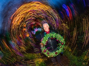 James Warkentin at the Festival of Lights
