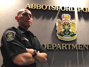 Const. Ian MacDonald, the Public Information Officer with the Abbotsford Police Department, credits his community of 140,000-plus and its leaders and stakeholders for tackling homelessness, poverty and gang-related issues instead of crafting clever spins to deny the problems.