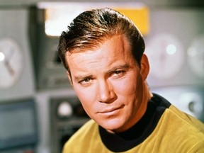 William Shatner as Captain James T. Kirk in the original Star Trek series. Star Trek turns 50 in 2016.
