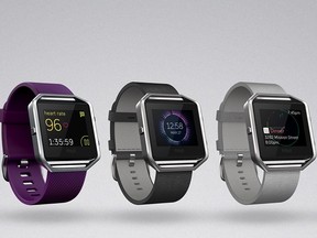 Fitbit unveiles its new Blaze smart fitness watch at CES 2016 in Las Vegas