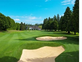 The 18th hole at Marine Drive Golf Club in Vancouver, which will host a U.S. Amateur Golf Championship qualifier on July 18, 2016, the first time in the U.S. Amateur’s 118-year history that qualifiers for the event are being held outside the United States.