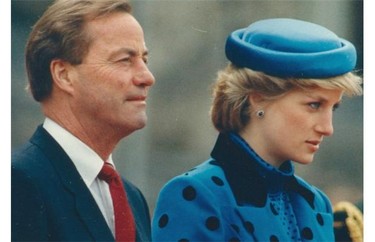 Bill Bennett with Princess Diana at the opening of Expo 86.