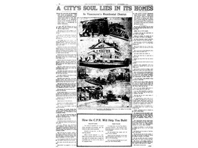 An ad about Shaughnessy in the Nov. 9, 1919 edition of The Vancouver Sun, titled ‘A City’s Soul Lies in Its Homes.’