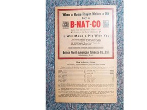 Advice on “how to score a game” on the back of a scorecard is among the many baseball collectibles that were recently donated to the BC Sports Hall of Fame by Gerald and Bruce Thomson in memory of their grandfather Edward Bradford.