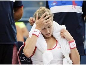 After a disastrous start, Canada’s Eugenie Bouchard was finally playing good tennis again when she dropped out after suffering a concussion in a locker-room fall at the U. S. Open.