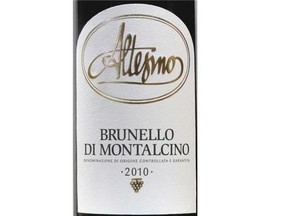 Altesino Brunello di Montalcino 2010, Montalcino, Siena, Tuscany, Italy.