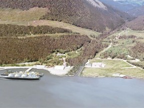 Among the projects that will be affected by the new federal rules is the Woodfibre LNG proposal for bear Squamish (pictured in an artist’s concept) and the Petronas-lead Pacific NorthWest LNG proposal for Lelu Island near Prince Rupert.