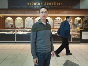 Andy Tan of Arbutus Jewellers in Arbutus Village along with other tenants has been given a letter from owner Larco Investments telling him to leave the premises by Jan. 31 ahead of a massive redevelopment of the site.