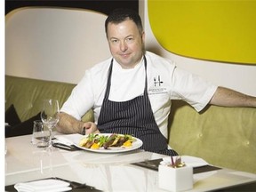 Los Angeles chef Sang Yoon cooks with David Hawksworth at Hawksworth Restaurant January 21 a spart of Dine Out Vancouver.
