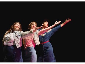 Ashley Aron, Julie Hammond and Dominique Wakeland as the rodeo queens in Klasika, which will be staged Oct. 29 and 30 at the Fei & Milton Wong Experimental Theatre. Photo courtesy of Mike Fussell.