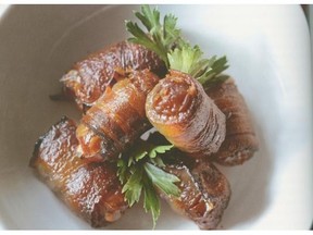 Bacon-wrapped Dates with Parmesan