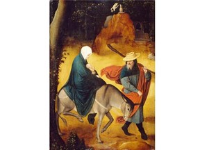 Jan de Beer (c.1475-1528) The Flight into Egypt, c.1520's Photo from the National Gallery of Ireland.