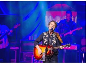 Blue Rodeo’s Jim Cuddy performs in concert at the Orpheum Theatre, Vancouver, January 26 2016.