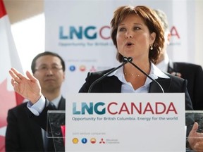 British Columbia Premier Christy Clark’s government is pushing a new liquefied natural gas export industry to tap into energy-hungry Asia, which will mean more increased carbon emissions, as much as 10 million tonnes per large project.