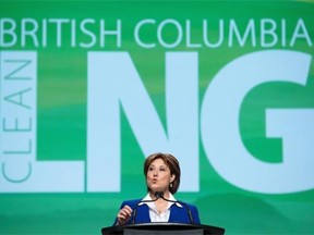 British Columbia Premier Christy Clark’s remarks at a recent B.C. Liberal fundraiser included that despite all the setbacks, B.C. was not ready to ‘wave the white flag’ on LNG.