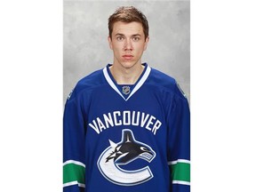 Canucks callup Ashton Sautner has three goals and eight points in 19 games as a rookie defenceman with the AHL’s Utica Comets this season.