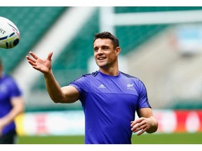Dan Carter is looking to end his career with the New Zealand All Blacks with a World Cup victory today.