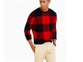 CHECK MATE: The perfect sweater to receive is one you wouldn’t have picked out for yourselfóbut really love. Case in point: this lambswool buffalo plaid sweater. Some guys might shy away from the hue, but it’s surprisingly versatile and seriously stylish.