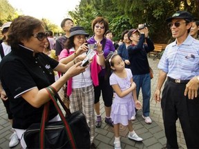 Chinese tourists at The Butchart Gardens north of Victoria. Canada (and Vancouver in particular) are among countries that are targeting the huge and growing interest in international travel among the Chinese middle class.
