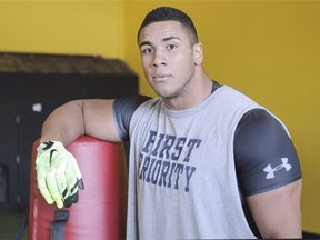Christian Covington, 21, of Surrey was chosen by Houston as the 216th overall pick in 2015 National Football League draft.