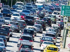 Congestion on Oak Street. 72 per cent of the region’s residents say traffic in their neighbourhood has become worse during the past three years.